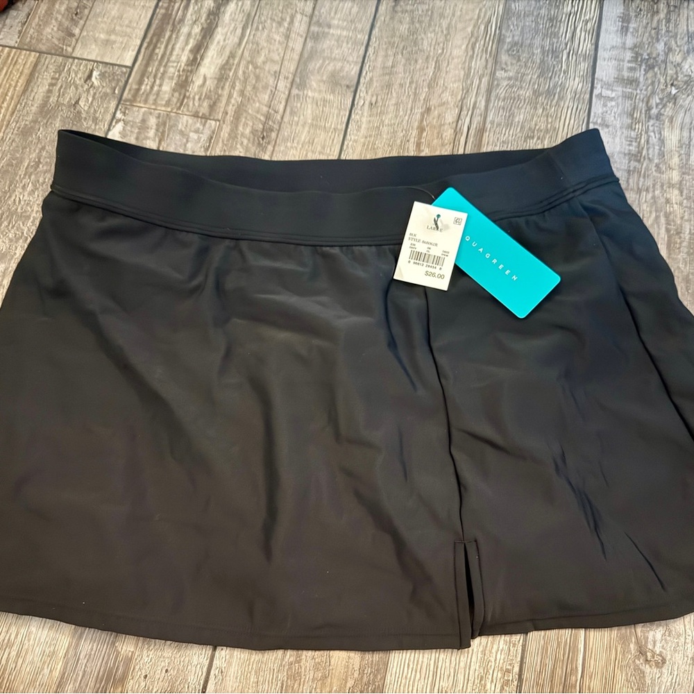 Women's Black Swim Skirt NWT